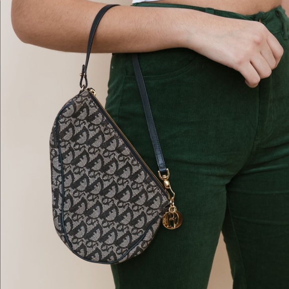 SOLD Christian Dior Mini Trotter Saddle Bag - Picture 3 of 7